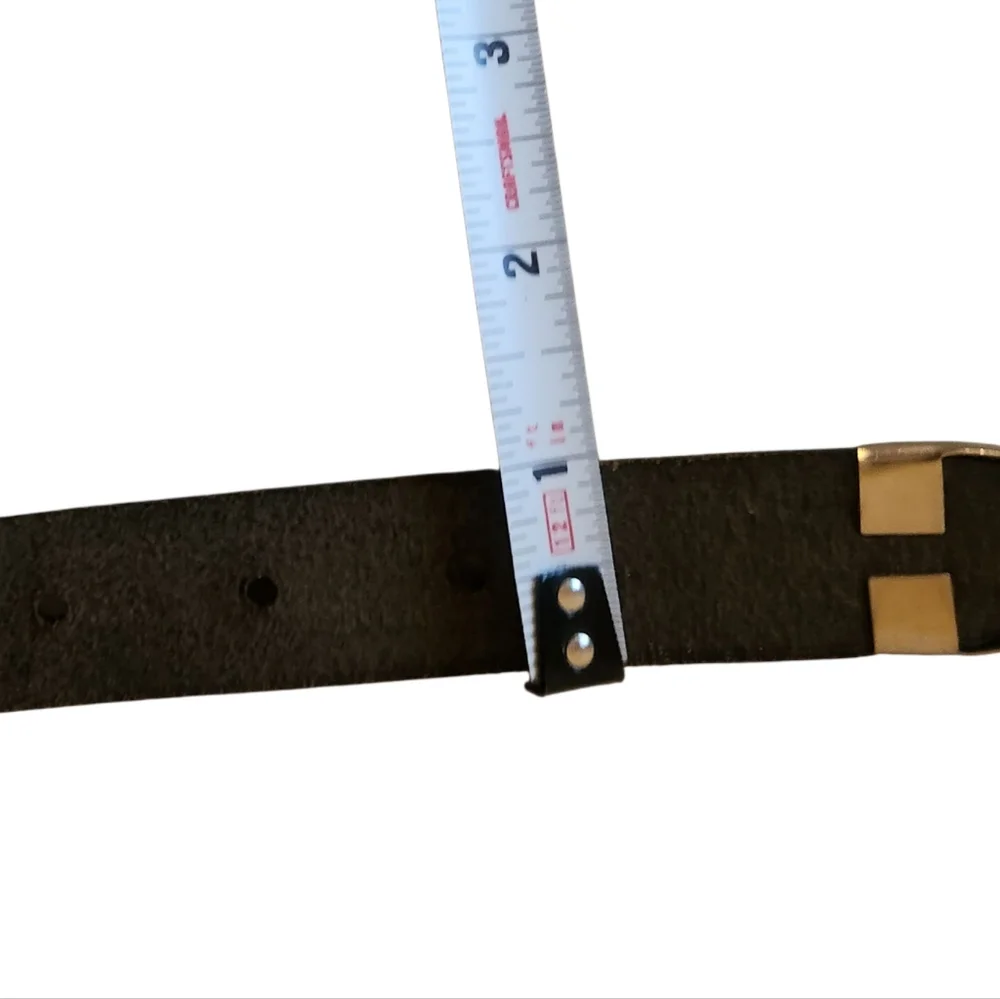 Beaded Leather Belt with Silver Buckle Small Thunderbird